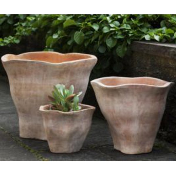 6017-2403 Fox Glove Planter-Terra Cotta-Set of 3