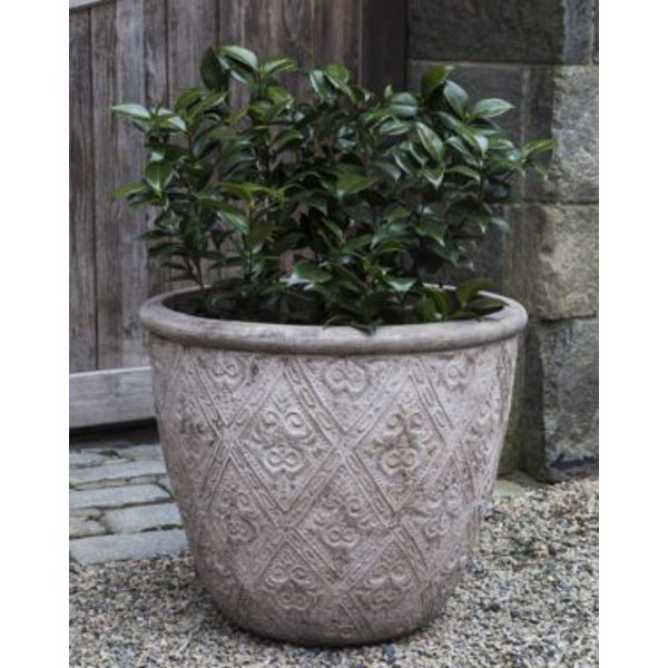 6342-6603 Jacquard Low Planter-Antico Terra Cotta-Set of 3