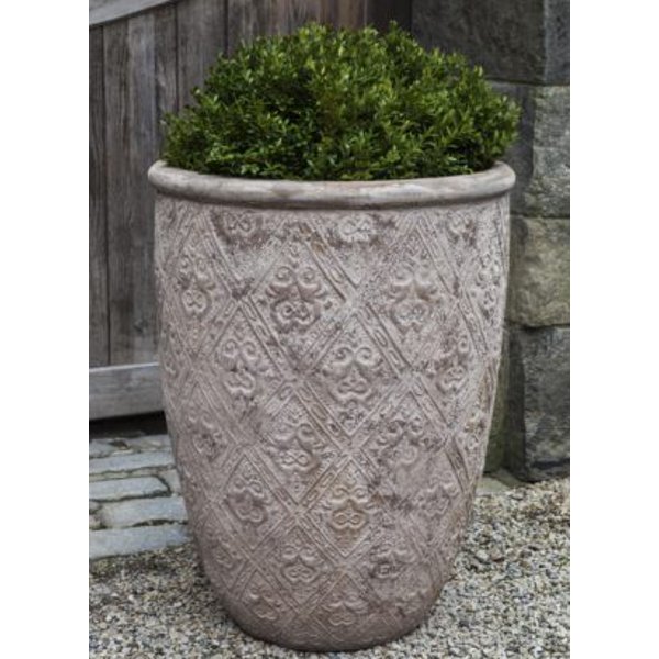 6344-6603 Jacquard Tall Planter-Antico Terra Cotta-Set of 3