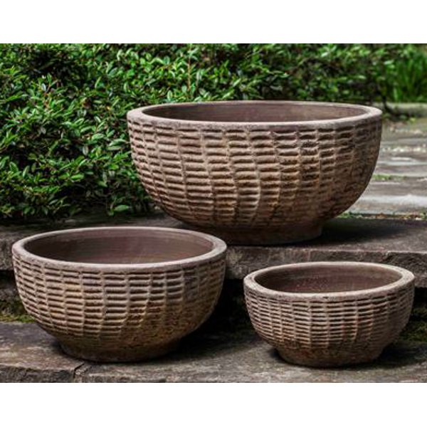 6817-6603 Lattice Basket-Antico Terra Cotta-Set of 3