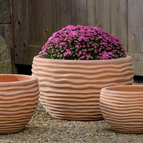 6832-2403 Nami Planter-Terra Cotta-Set of 3