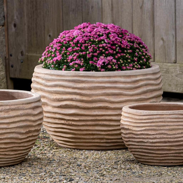 6832-6603 Nami Planter-Antico Terra Cotta-Set of 3