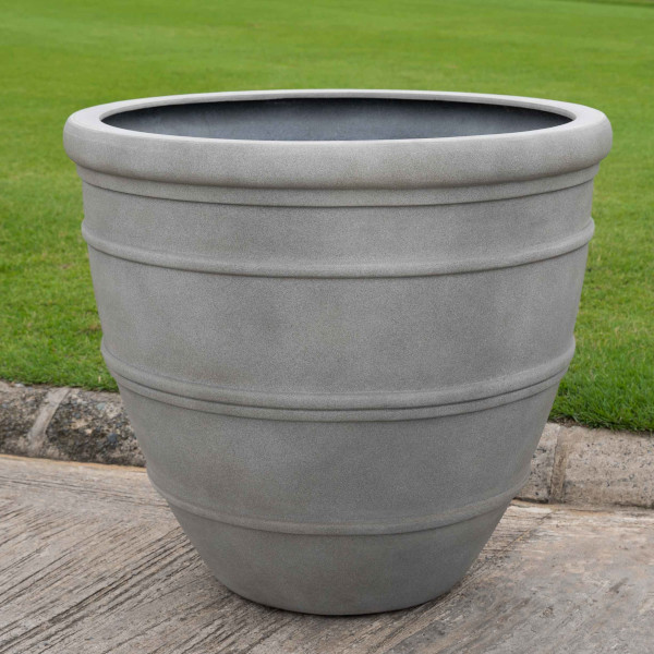 94-155-8904 Avenida Planter-Stone Grey-Set of 4