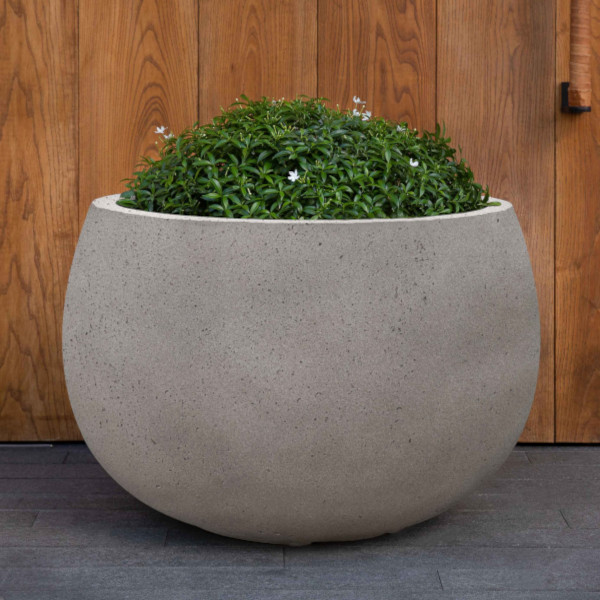 94-206-8903 Norfolk Planter-Stone Grey-Set of 3