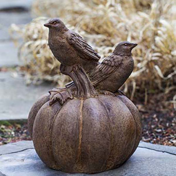 A-522 Birds on Pumpkin