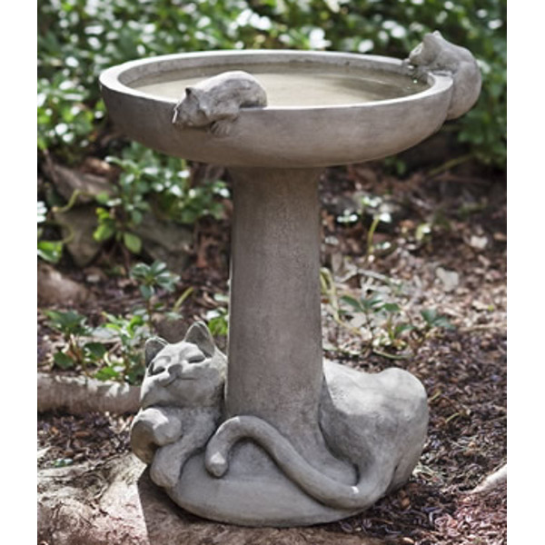 B-127 Cat Nap Birdbath