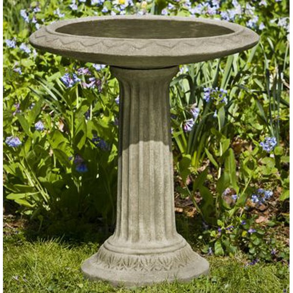 B-135 Cottage Garden Birdbath