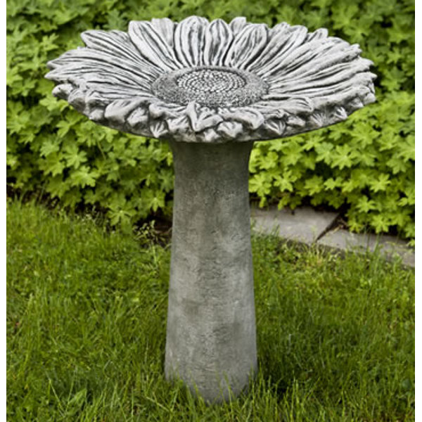 B-154 Sunflower Birdbath