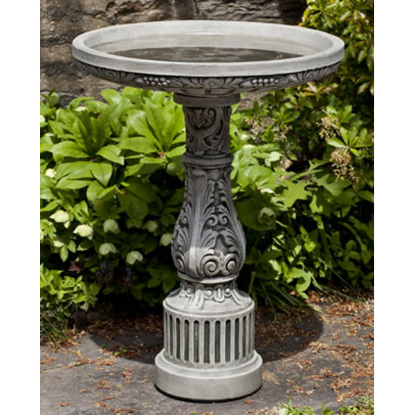 B-155 Smithsonian Cottage Garden Birdbath