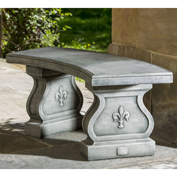 BE-120 Fleur De Lys Curved Bench