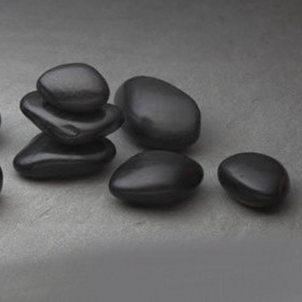 Pebbles - Black Polished