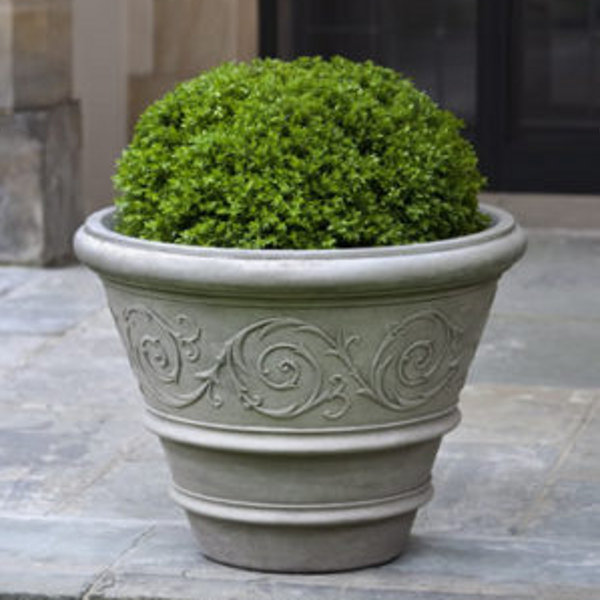 P-557 Arabesque Rolled Rim Planter