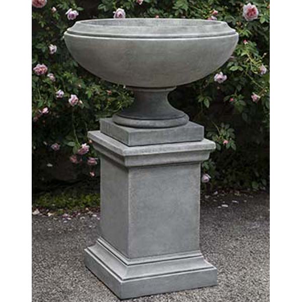 P-702 Jensen Urn (large) on PD-192 Greenwich Pedestal