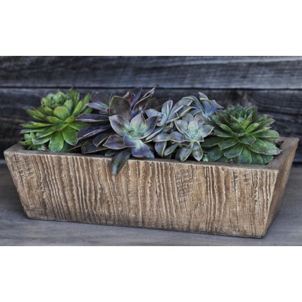 P-767 Barn Board Small Tapered Trough