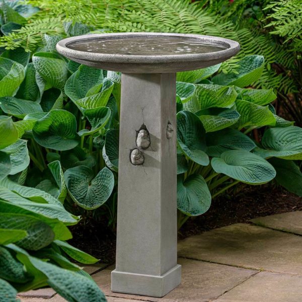 B-191 Birdhouse Birdbath