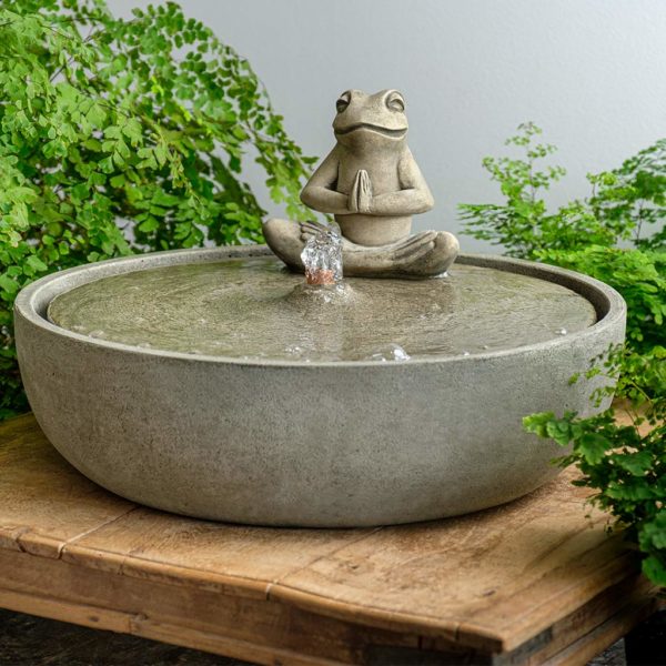 FT-374 Yoga Frog Fountain