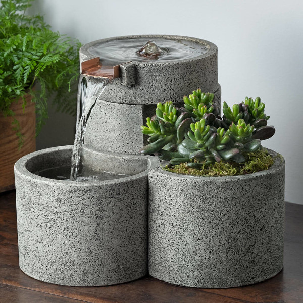 FT-406 Venn Fountain with Planter