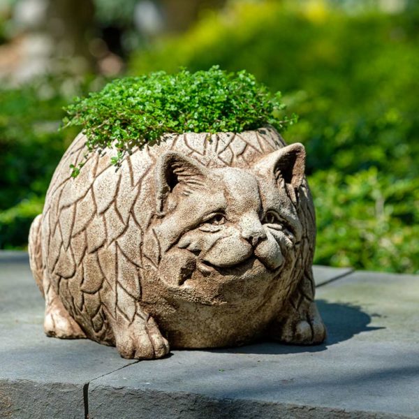 P-892 Roly Poly Cat Planter